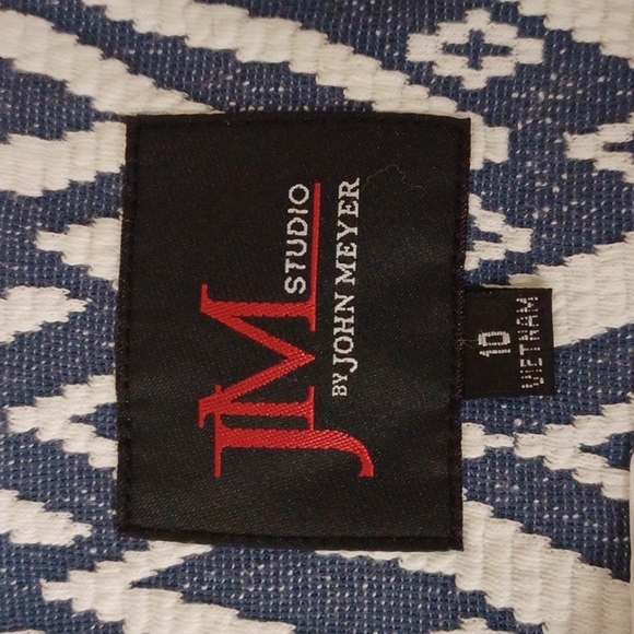 John Meyer JM studio long blazer Womens Sz 10 open front - Picture 5 of 6